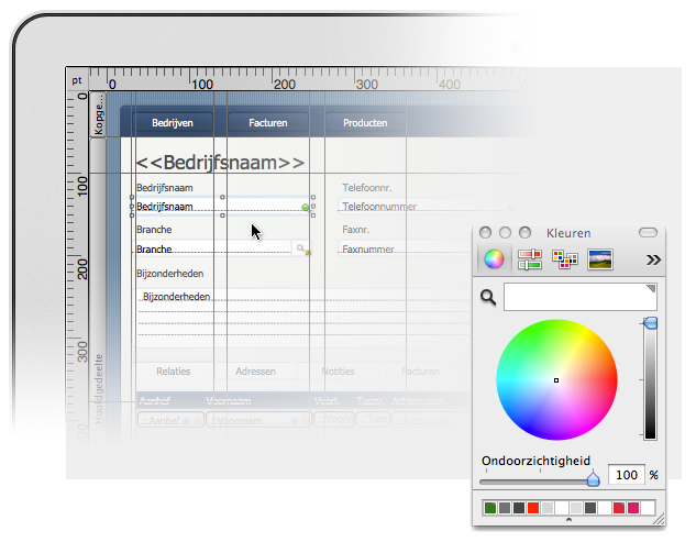 filemaker pro layout templates